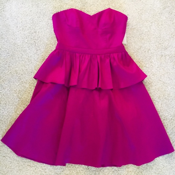 fuchsia pink cocktail dress